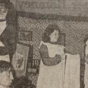 A scene from Queen Katherine School's film about Victorian life in Kendal in 1984