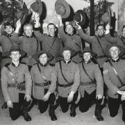 The Mountie chorus from Rose Marie, performed by in Grange Amateur Operatic Society in 1989