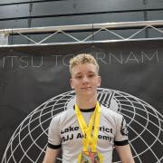 Sam at the Manchester Brazilian Jiu Jitsu Open Championships