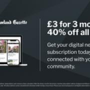 Westmorland Gazette readers can subscribe for just £3 for 3 months in this flash sale