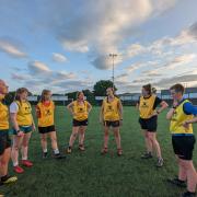 Kendal Wasps rugby training session