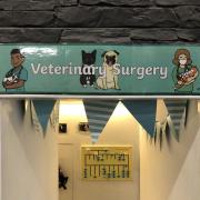 The entrance to the 'veterinary surgery'