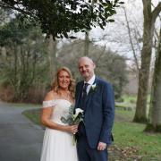 Two arts tutors celebrated their love with a wedding surrounded by their loved ones.