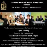 Cartmel Priory School aim to deliver the highest standards of education.