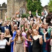 Staff - present and old - celebrate 25 years of service at Augill Castle