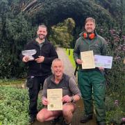 The team at Castle Green Hotel came away with three awards at this year's Cumbria in Bloom celebrations