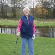 Marjorie Curtin winning her first club medal at Carus Green Golf Club in qualifier for England Golf’s Race To Woodhall Spa competition