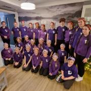 Performers from the Dance Atikk at Heron Hill Care Home in Kendal