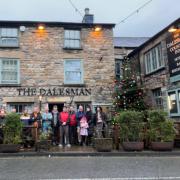 Christmas cheer was spread at The Dalesman Country Inn