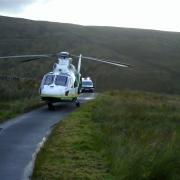 SCENE Helicopter at the time of the accident