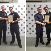 The crews at Windermere and Staveley Fire Stations were awarded for their work