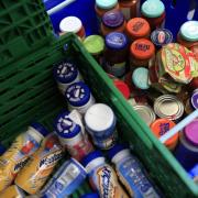 Nearly 17,000 items were handed out by the food bank between January and March