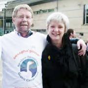 Stephen Wilkinson with his wife, Elaine