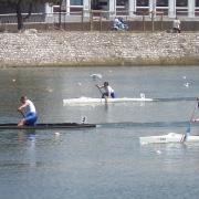 Lisa Suttle competes in Boulogne, France