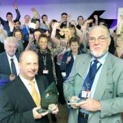 International were the 2011 winners of The Westmorland Gazette Business of the Year Award and the Innovation and Technology Award. Directors Adrian Rawlinson and David Ford are pictured with jubilant staff.