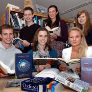 Six of the QES students who will study at Oxbridge