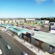 n artist’s impression of the proposed retail and leisure park on Morecambe’s front