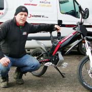 Martin Bell with one of the new e-Tricks bikes