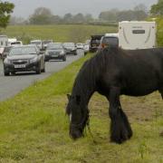 Travellers parked up in Kirkby Stephen
