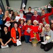 Christmas festivities raise over £1,300 for St. Mary's Hospice and the Food Bank