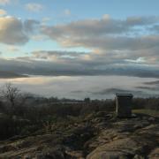 Cloud over Windermere from Orrest Head