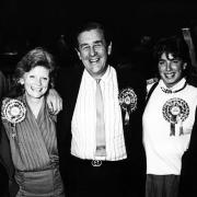 Michael Jopling and family celebrate his 1987 victory with a majority of 14,920 votes