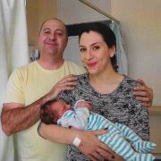 Giovanni Richetta, daughter Daniella and grandson Enzo