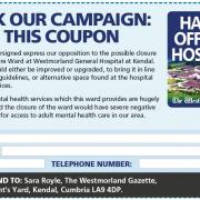 Print off and complete this coupon to pledge your support to the campaign