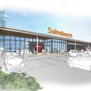 An artist's impression of the new Sainsbury's store at Kendal