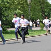 Members of the the Ahmadiyya Muslim Youth Association at a previous run in London