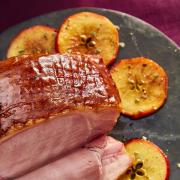 Spiced Maple Glazed Ham