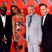 The Voice UK coaches, from left, will.i.am, Jennifer Hudson, Sir Tom Jones and Olly Murs (PICTURE: Ian West/PA Wire)