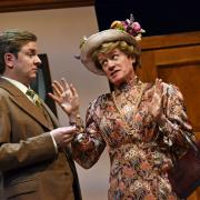 Thomas Richardson as Wooster and James Duke playing Seppings as Aunt Dahlia in the Theatre by the Lake production of Jeeves and Wooster in Perfect Nonsense. Picture: Robert Day