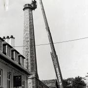 Swimming baths chimney at Kendal 'capped off' in 1985