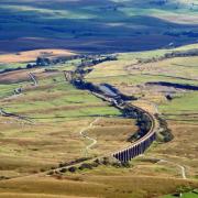 Ribblehead Viaduct from Whernside