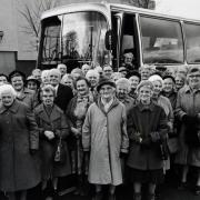 The Kendalians heading off on an annual shopping trip in 1989