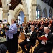 Soprano Tracie Penwarden singing one of her solo parts in Ambleside and District Choral Society’s glowing performance of Haydn's The Creation, under the baton of Jolyon Dodgson