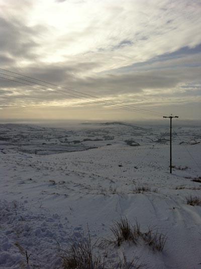Pictures of snow landscapes from across the Lake District.  This picture of Grayrigg was sent in by Chrissie.