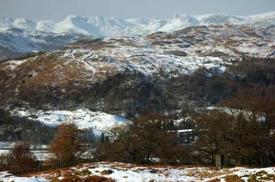 Pictures of snow landscape at Wansfell by Mark Pickup
