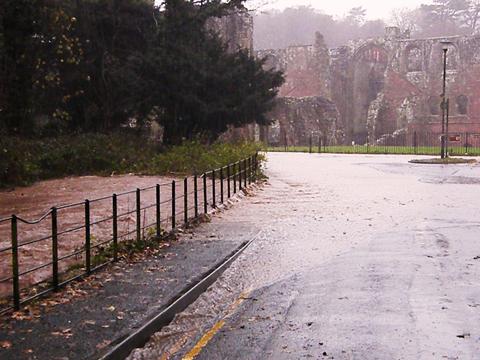 Flooding at Furness Abbey