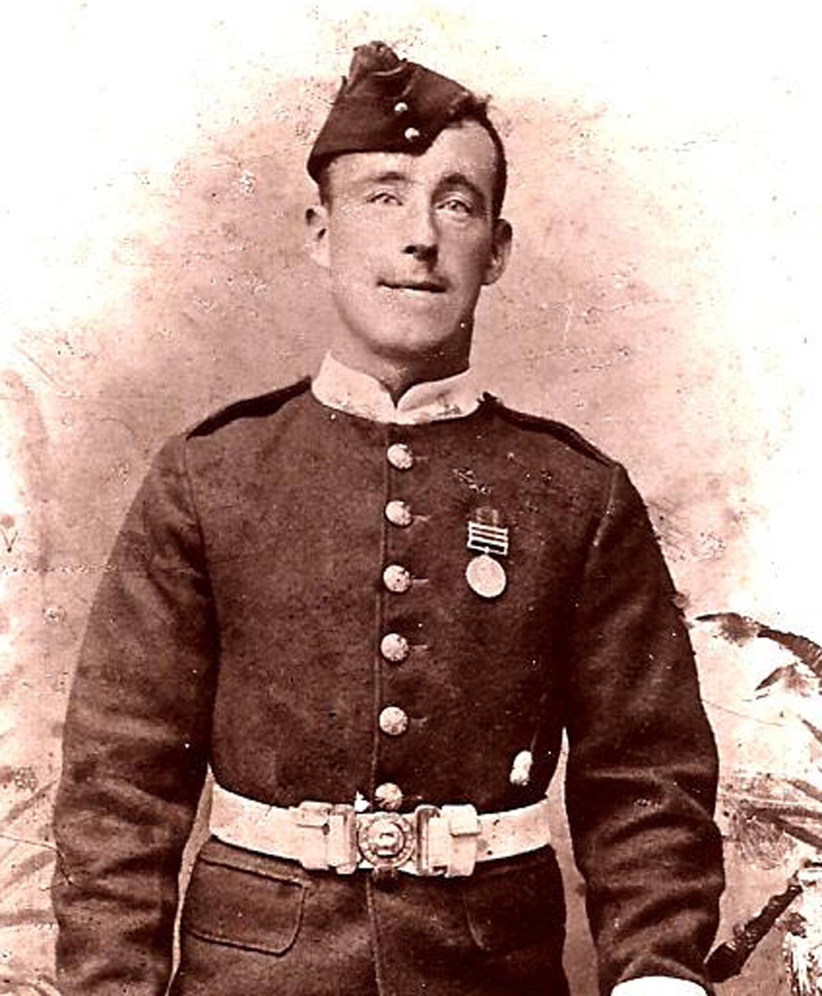 Charles Adams, the grandfather of Arnside Coastguard station officer Nigel Capstick, was killed at the Battle of the Aisne in 1914