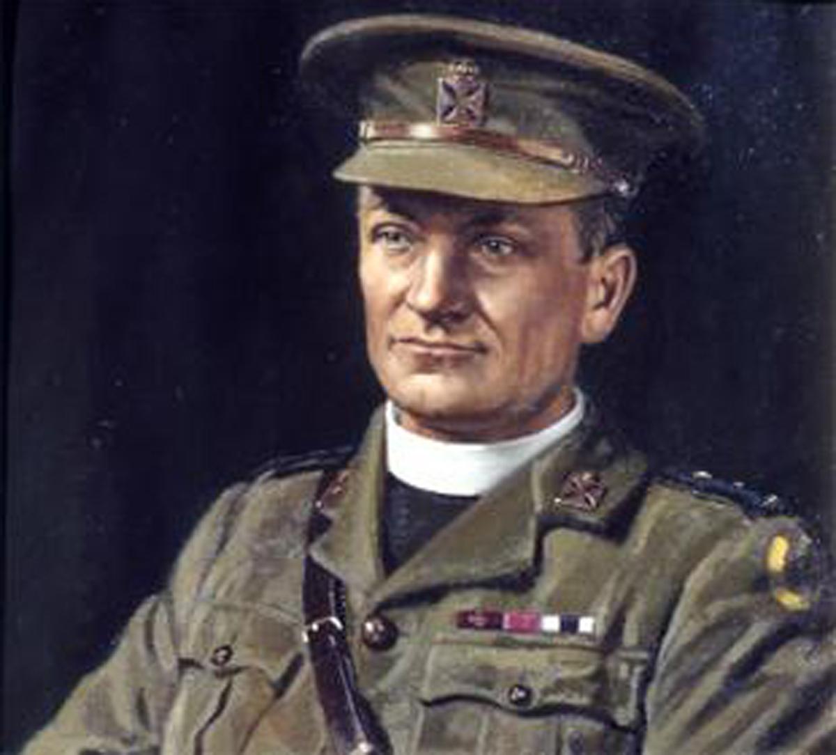 Rev'd Theodore Bayley Hardy VC, Vicar of Hutton Roof, who was the UK's most decorated Great War non-combatant