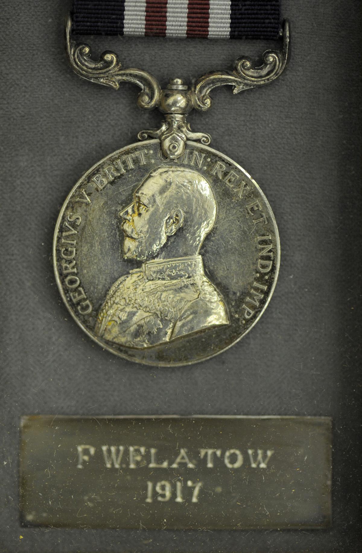 A First World War medal from the Sedbergh School collection