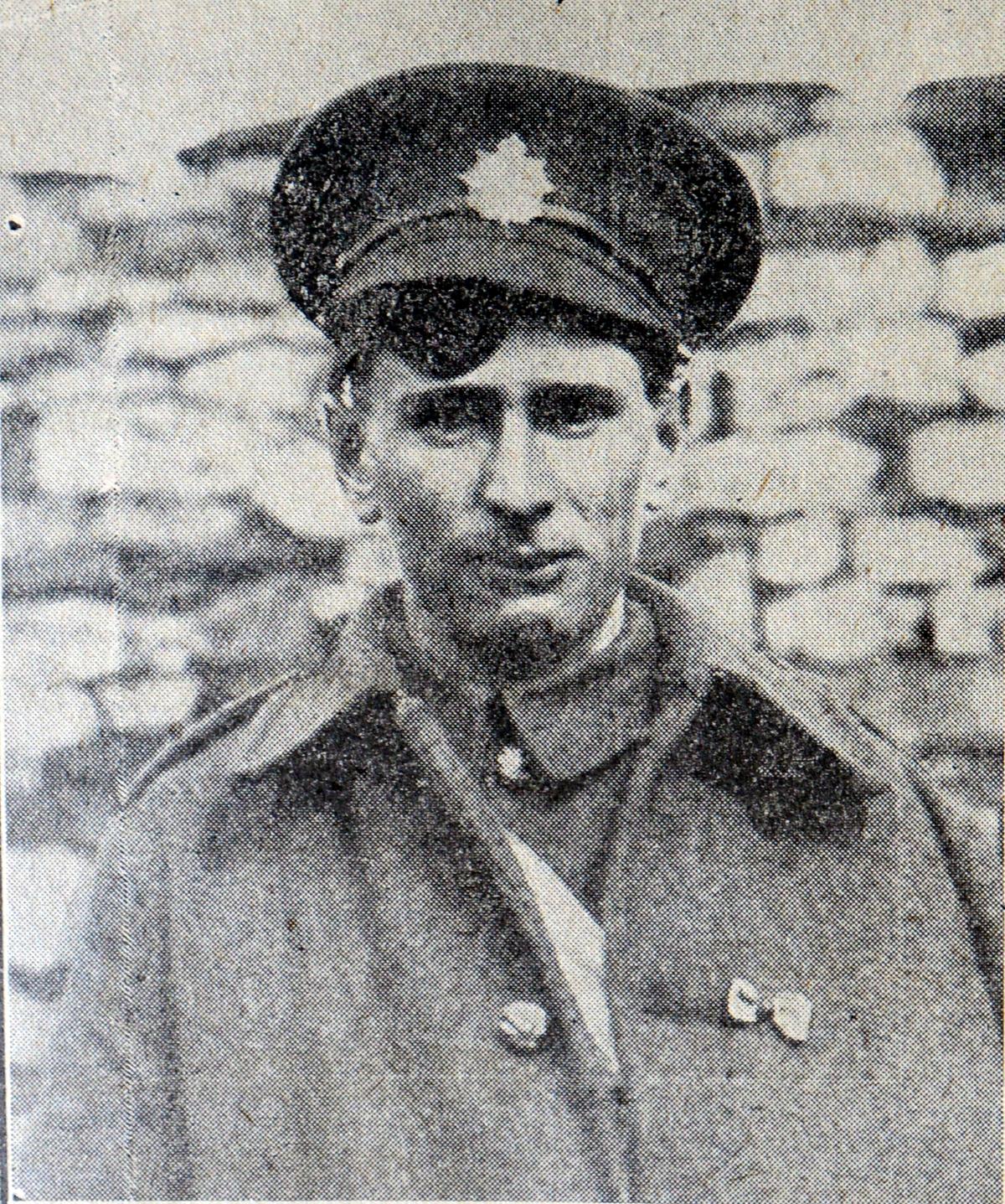 Private William Procter, of Kendal, who falsely claimed to have won the VC