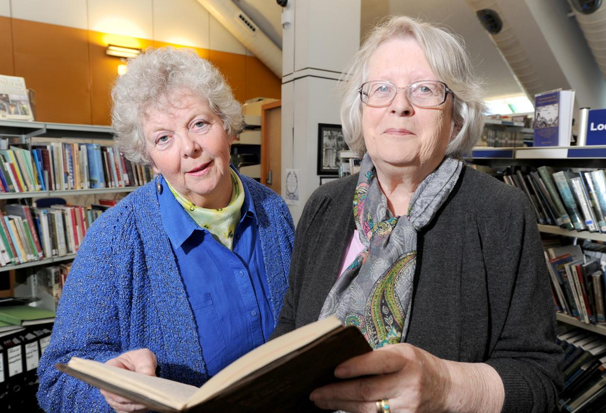 Sue Gallagher and Sue Yardley, volunteers at Carlisle Library, helped compile a Gazette database of Great War Casualties