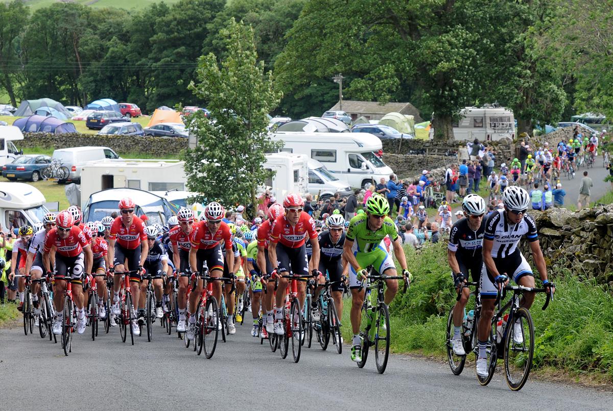 Le Tour De France Grand Départ 2014 passes through Hawes