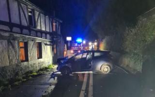 Road blocked after road traffic collision