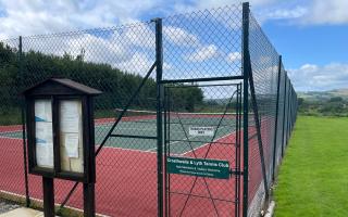 Crosthwaite and Lyth Tennis Club refurbished court