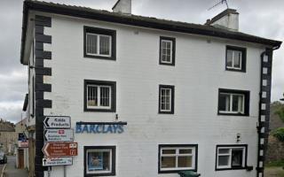 Barclays Bank in Bentham, on the Main Street