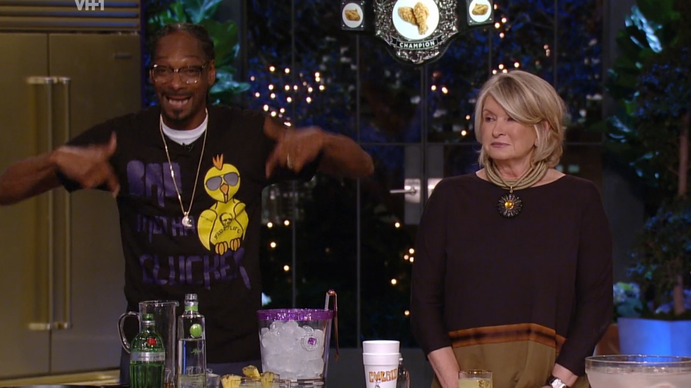 Snoop Dogg and Martha Stewart have teamed up for a cooking show
